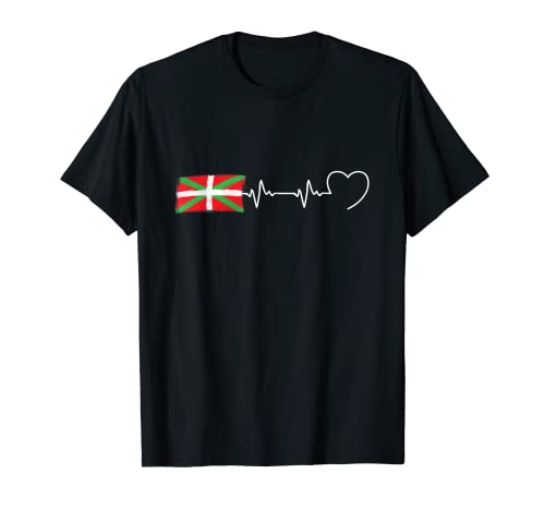 País Vasco hombre latido corazón humor vasco idea regalo Camiseta
